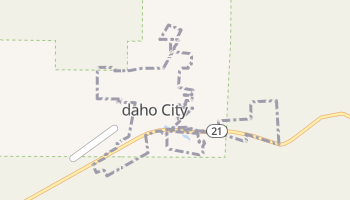 Idaho City, Idaho map