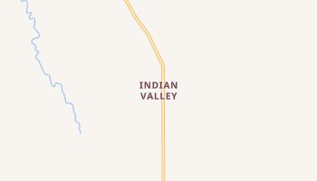 Indian Valley, Idaho map