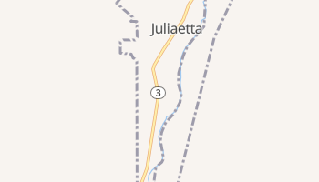Juliaetta, Idaho map