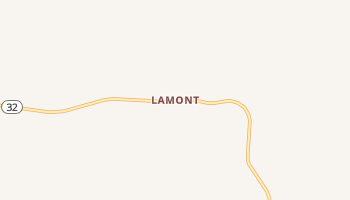 Lamont, Idaho map