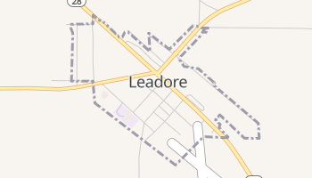 Leadore, Idaho map