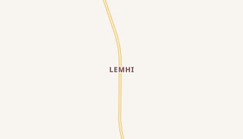 Lemhi, Idaho map