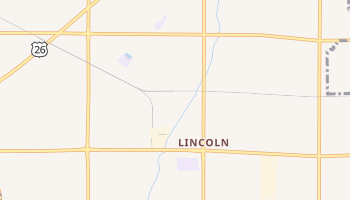 Lincoln, Idaho map