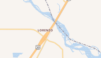 Lorenzo, Idaho map