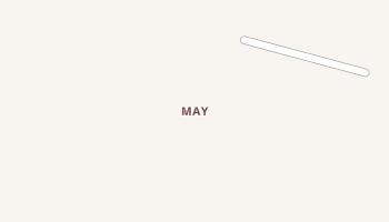 May, Idaho map
