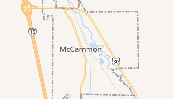 McCammon, Idaho map