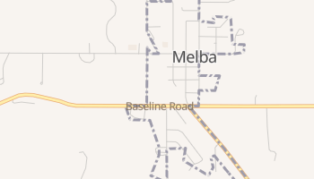 Melba, Idaho map