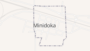 Minidoka, Idaho map