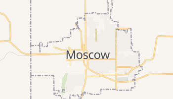 Moscow, Idaho map