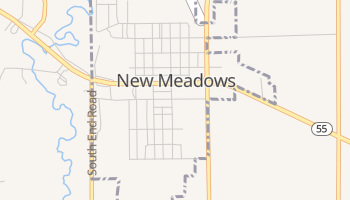 New Meadows, Idaho map
