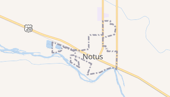 Notus, Idaho map