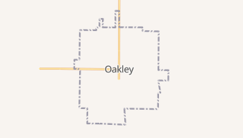 Oakley, Idaho map