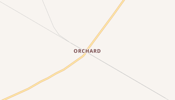 Orchard, Idaho map
