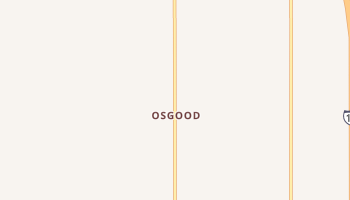 Osgood, Idaho map
