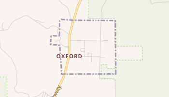 Oxford, Idaho map