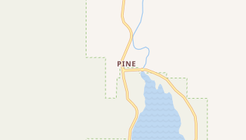 Pine, Idaho map