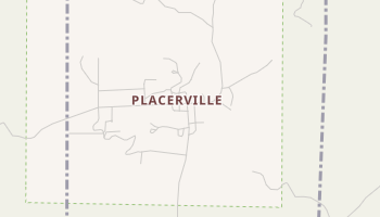 Placerville, Idaho map