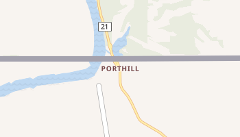 Porthill, Idaho map