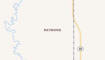 Raymond, Idaho map