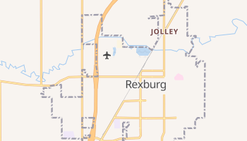 Rexburg, Idaho map
