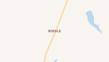 Riddle, Idaho map