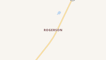 Rogerson, Idaho map