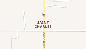 Saint Charles, Idaho map