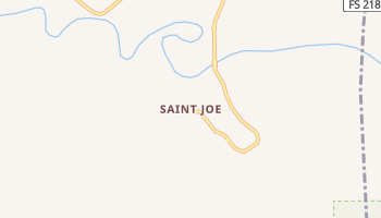Saint Joe, Idaho map