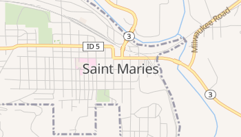 Saint Maries, Idaho map