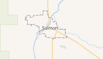 Salmon, Idaho map