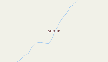 Shoup, Idaho map