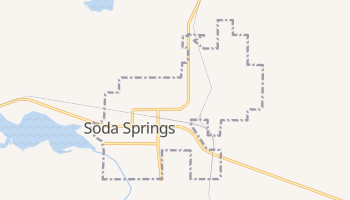 Soda Springs, Idaho map