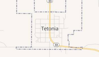 Tetonia, Idaho map