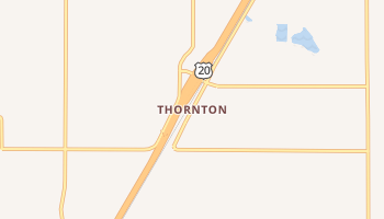 Thornton, Idaho map