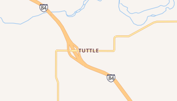 Tuttle, Idaho map