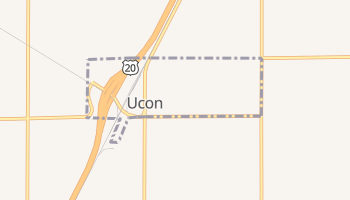Ucon, Idaho map