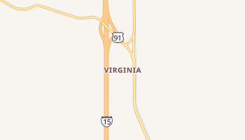 Virginia, Idaho map