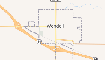 Wendell, Idaho map