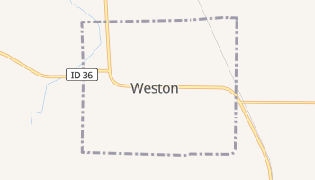 Weston, Idaho map