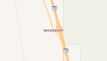 Woodruff, Idaho map