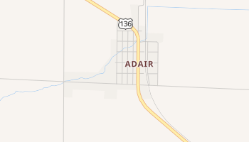 Adair, Illinois map