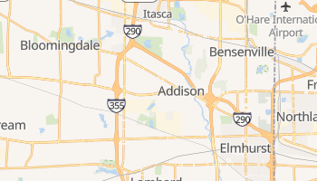 Addison, Illinois map