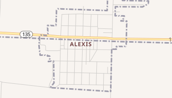 Alexis, Illinois map