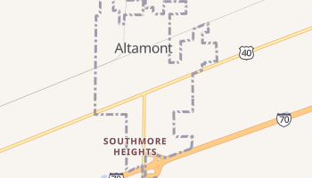 Altamont, Illinois map