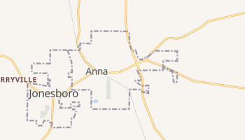 Anna, Illinois map