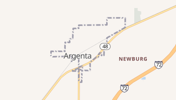Argenta, Illinois map