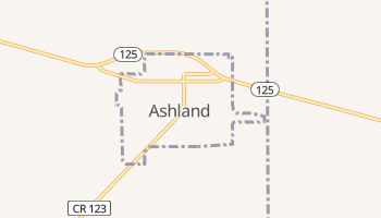 Ashland, Illinois map