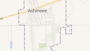 Ashmore, Illinois map