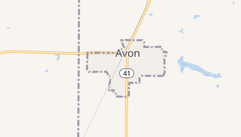 Avon, Illinois map