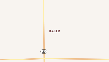 Baker, Illinois map